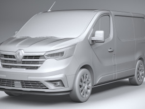 Renault Trafic Van L1H1 2021 3D मॉडल