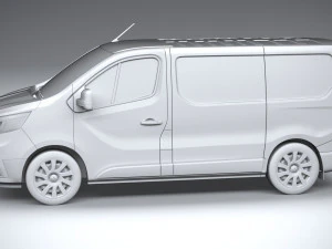 Renault Trafic Van L1H1 2021 3D Model