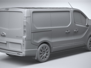 Renault Trafic Van L1H1 2021 3D मॉडल