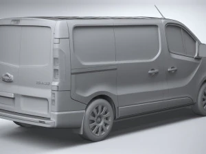 Renault Trafic Van L1H1 2021 3D Model