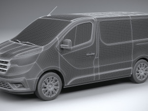Renault Trafic Van L1H1 2021 3D मॉडल