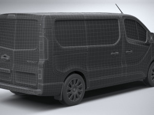 Renault Trafic Van L1H1 2021 3D मॉडल