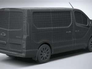 Renault Trafic Van L1H1 2021 3D Model