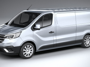 renault trafic van l2h1 2021 3D Model