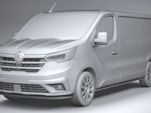 Renault Trafic Van L2H1 2021 3D Model