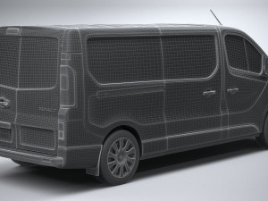 Renault Trafic Van L2H1 2021 3D मॉडल