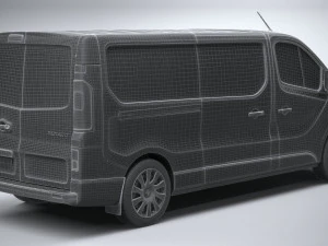Renault Trafic Van L2H1 2021 3D Model
