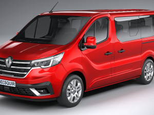 Renault Trafic Van L1H1 Passenger 2021 3D Модель