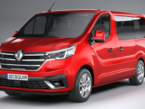 Renault Trafic Van L1H1 Passenger 2021 3D Модель