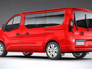 Renault Trafic Van L1H1 Passenger 2021 3D Model