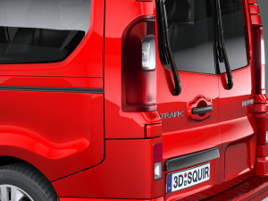 Renault Trafic Van L1H1 Passenger 2021 3D Модель