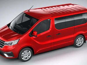 Renault Trafic Van L1H1 Passenger 2021 3D Model