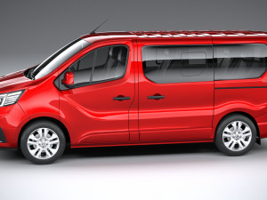 Renault Trafic Van L1H1 Passenger 2021 3D Модель