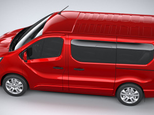 Renault Trafic Van L1H1 Passenger 2021 3D Модель