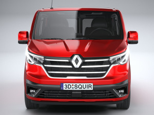 Renault Trafic Van L1H1 Passenger 2021 3D Модель