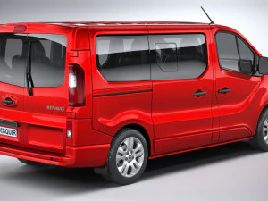 Renault Trafic Van L1H1 Passenger 2021 3D Model