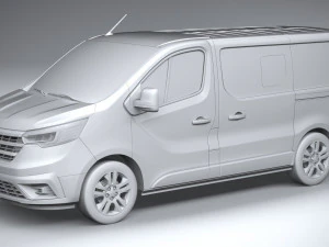 Renault Trafic Van L1H1 Passenger 2021 3D Model