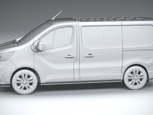 Renault Trafic Van L1H1 Passenger 2021 3D Модель