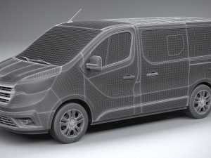 Renault Trafic Van L1H1 Passenger 2021 3D Модель