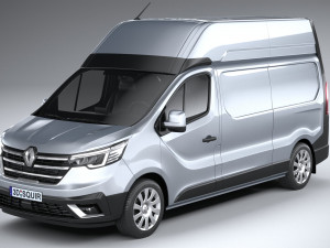 Renault Trafic Van L2H3 2021 3D Модель