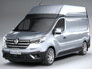 Renault Trafic Van L2H3 2021 3D Модель