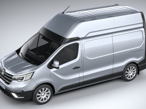 Renault Trafic Van L2H3 2021 3D Модель