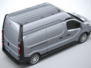 Renault Trafic Van L2H3 2021 3D Модель