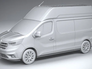 Renault Trafic Van L2H3 2021 3D Model