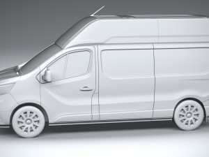 Renault Trafic Van L2H3 2021 3D Модель