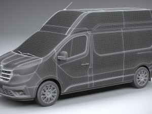 Renault Trafic Van L2H3 2021 3D Модель