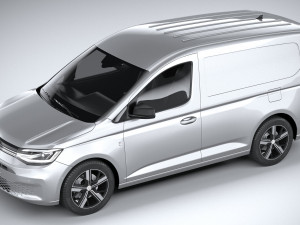Volkswagen Caddy Commerce Pro Van 2022 3D Model