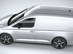 Volkswagen Caddy Commerce Pro Van 2022 3D Model