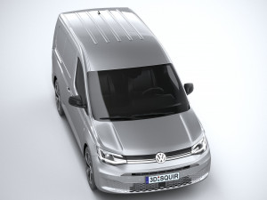 Volkswagen Caddy Commerce Pro Van 2022 3D Model