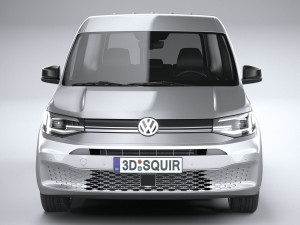 Volkswagen Caddy Commerce Pro Van 2022 3D Model