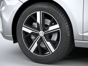 Volkswagen Caddy Commerce Pro Van 2022 3D Model