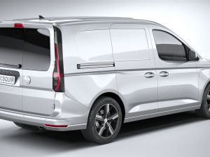 Volkswagen Caddy Commerce Pro Van 2022 3D Model