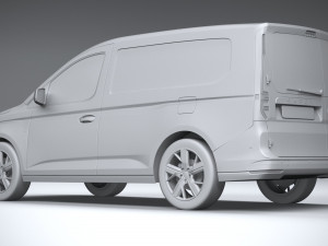 Volkswagen Caddy Commerce Pro Van 2022 3D Model