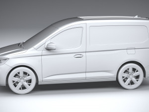 Volkswagen Caddy Commerce Pro Van 2022 3D Model