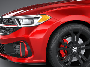 Volkswagen Jetta GLI 2022 Modèle 3D