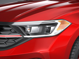 Volkswagen Jetta GLI 2022 Modèle 3D