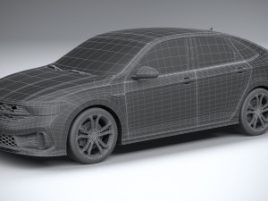 Volkswagen Jetta GLI 2022 Modèle 3D