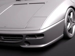 Ferrari F355 spider 1994-1999 3D Model