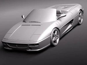 Ferrari F355 spider 1994-1999 3D Model