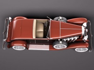 Duesenberg SJ Roadster 1935 Model 3D