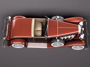 Duesenberg SJ Roadster 1935 3D Model