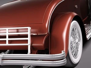 Duesenberg SJ Roadster 1935 3D Model