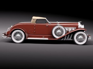 Duesenberg SJ Roadster 1935 Model 3D