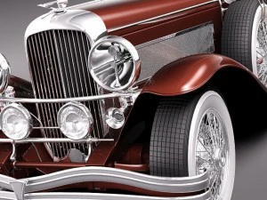 Duesenberg SJ Roadster 1935 3D Model