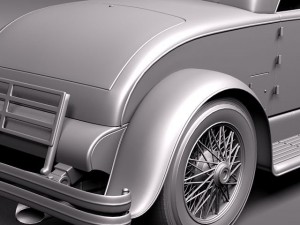 Duesenberg SJ Roadster 1935 Model 3D