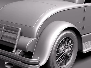 Duesenberg SJ Roadster 1935 3D Model